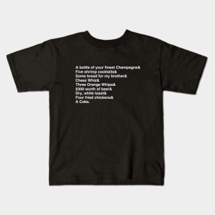 1980 Blues Musical Menu Kids T-Shirt
